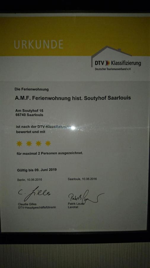 סארלואי Amf Ferienwohnungen Historischer Soutyhof מראה חיצוני תמונה