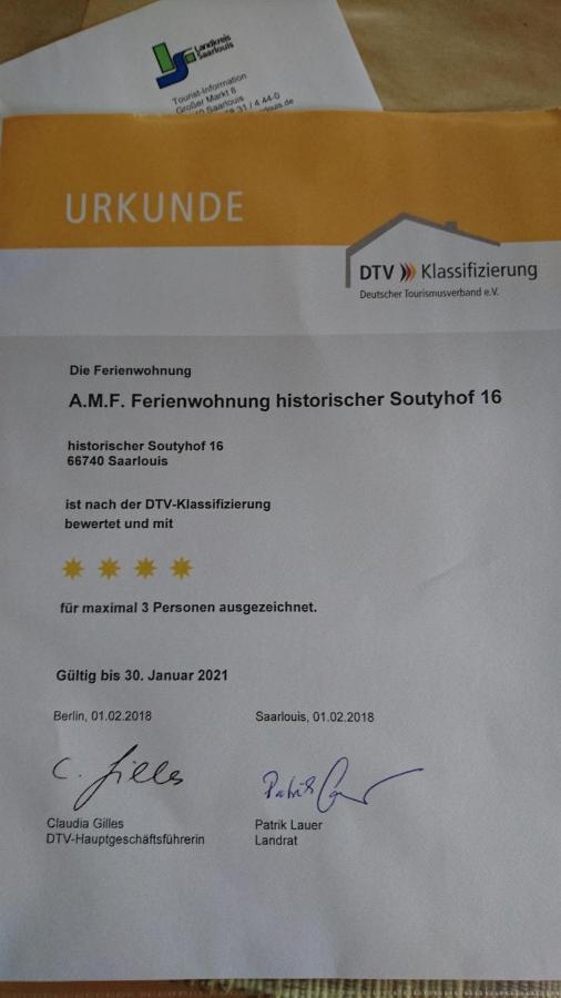 סארלואי Amf Ferienwohnungen Historischer Soutyhof מראה חיצוני תמונה